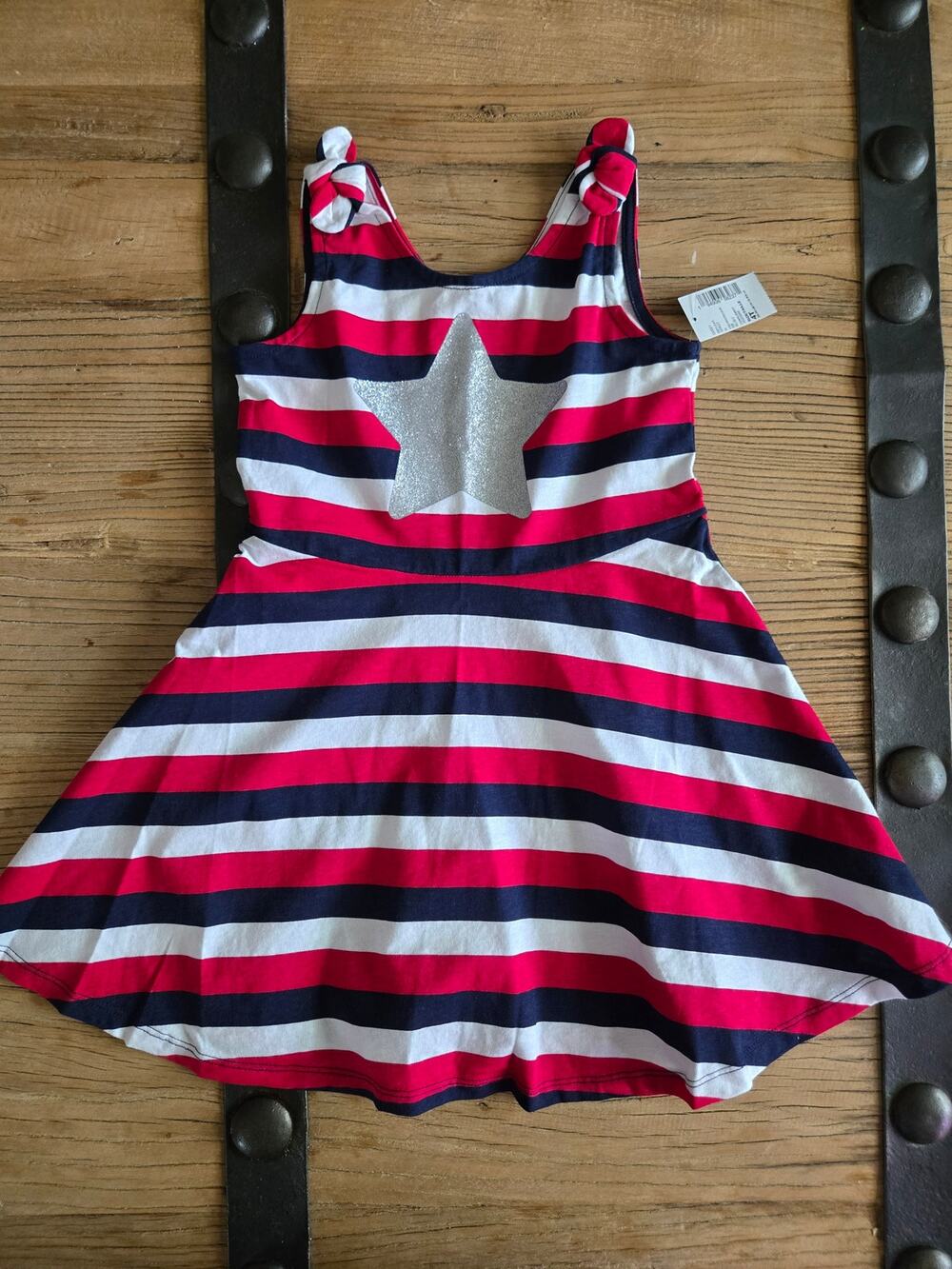 Children's Place Red White and Blue 4th of July 250th Dress sz 4T New - Picture 1 of 4